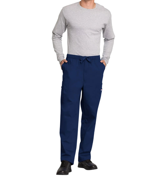 Cherokee Workwear Originals Men's Drawstring Cargo Scrub Pant