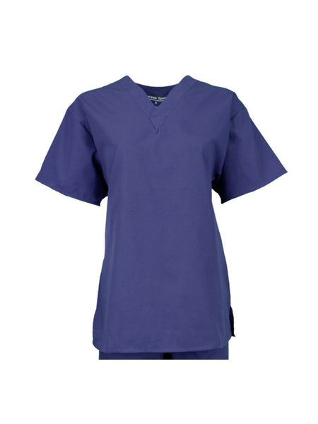 K700TOP - Green Town No Pocket Unisex V-Neck Top Navy (AVI)