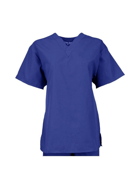 K700TOP - Green Town No Pocket Unisex V-Neck Top Royal (AVI)