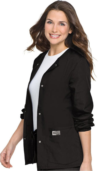 75221 - ScrubZone by Landau Women's Warm Up Solid Scrub Jacket (KEC)