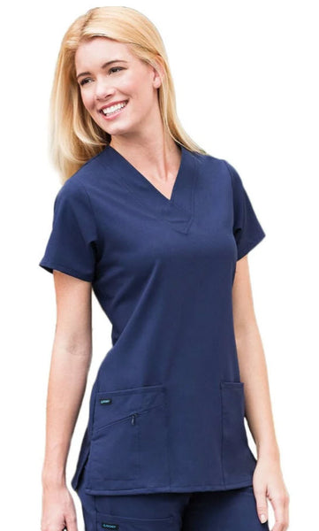 Jockey® Women's Tri Blend Solid Scrub Top (MAR) | 2206