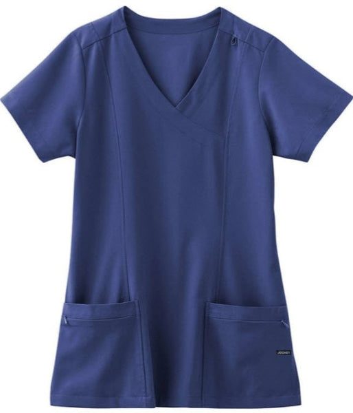 Jockey® Women's Mock Wrap Scrub Top (MAR) | 2306