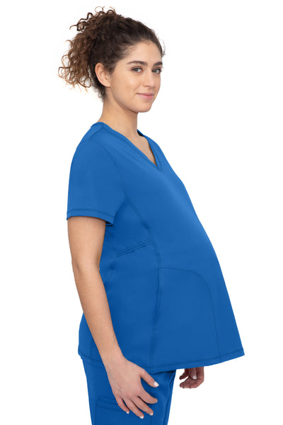 HH Works by Healing Hands Women's Mila Maternity Solid Scrub Top (CCHN) | 2510