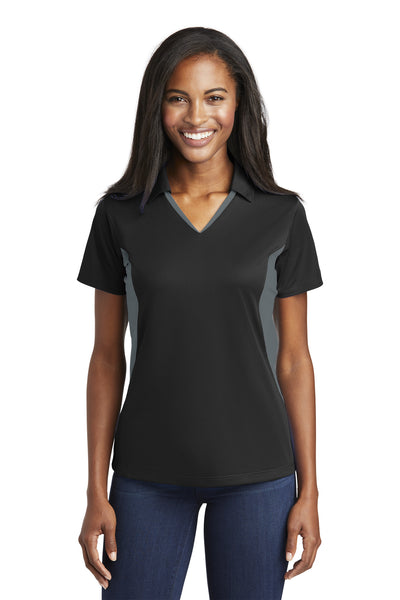 Sport-Tek® Ladies Side Blocked Micropique Sport-Wick® Polo (RO) | LST655