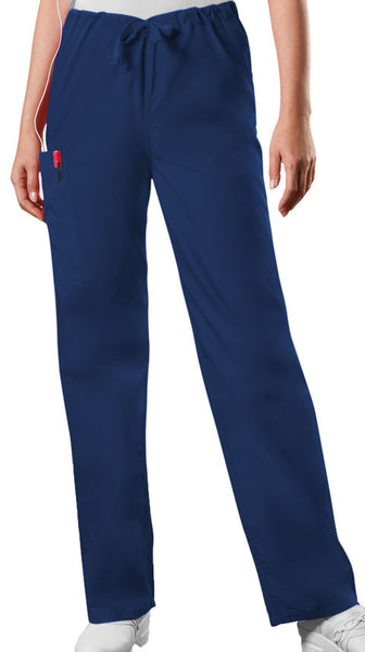 4100 - Cherokee Workwear Unisex Drawstring with Cargo Pocket Scrub Pants (FH)
