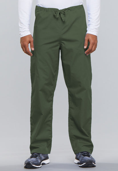 4100 - Cherokee Workwear Originals Unisex Drawstring with Cargo Pocket Scrub Pants (CC)