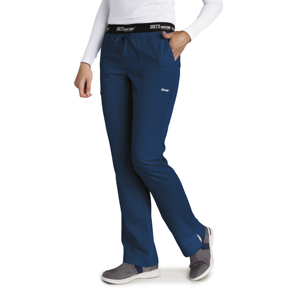 Active by Grey's Anatomy™ Women's Logo Elastic Drawstring Waist Scrub Pant (MAR2) | 4275