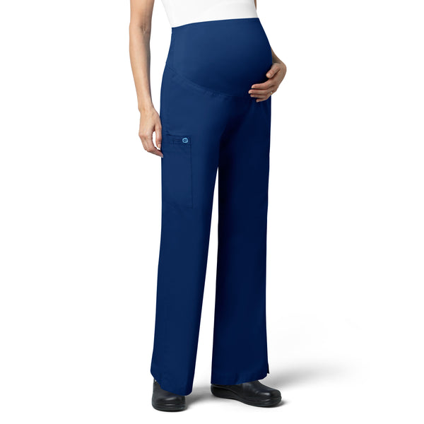 WonderWORK by WonderWink Women's Maternity Cargo Scrub Pant (MAR) | 545