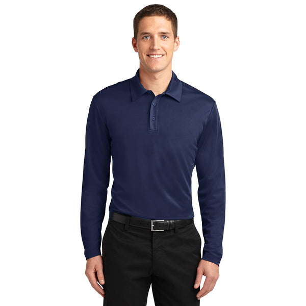 Port Authority®Men's Silk Touch Performance Long Sleeve Polo (MAR) | K540LS