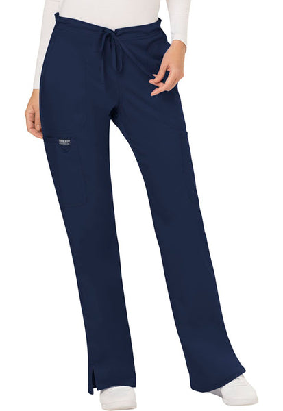Cherokee Workwear Revolution Women's Drawstring Flare Scrub Pant (MAR2) | WW120