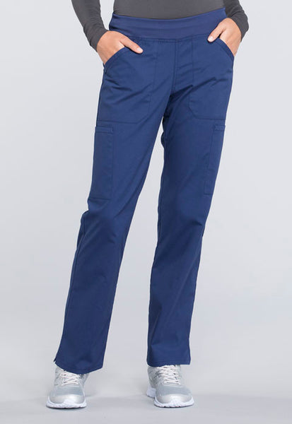 WW170 PETITE - Professionals by Cherokee Workwear Women's Elastic Waistband Pull On Cargo Scrub Pant (JH)