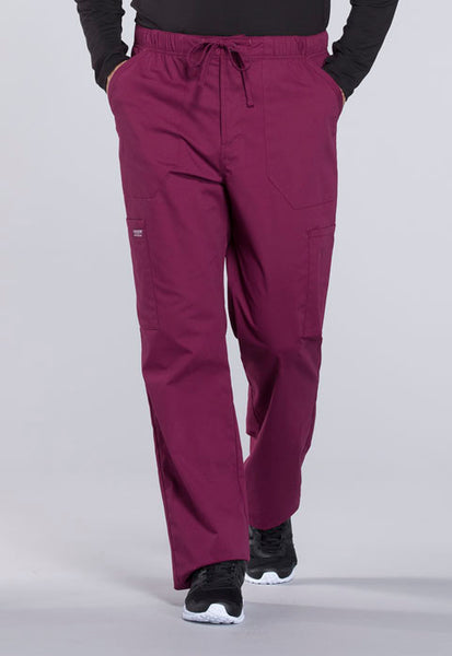 WW190 TALL - Professionals by Cherokee Workwear Men's Tapered Leg Zip Fly Drawstring Scrub Pant (JH)