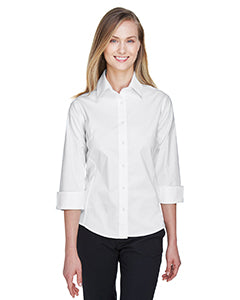 Devon & Jones Ladies' Perfect Fit™ 3/4-Sleeve Stretch Poplin Blouse (CCHN) | DP625W
