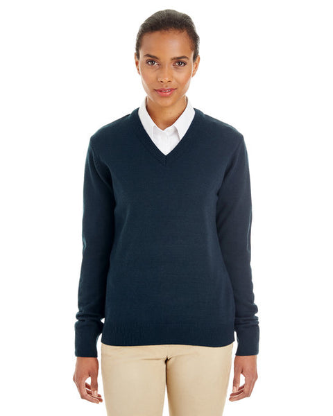 Harriton Ladies' Pilbloc™ V-Neck Sweater  (CCHN) | M420W