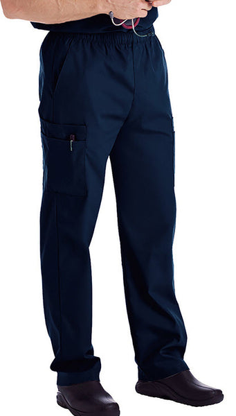 Landau Men's Cargo Pocket with Zipper Fly Scrub Pants (MAR2) | 8555